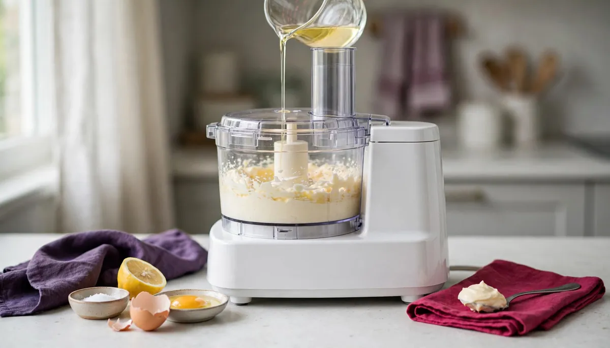 Comment réussir une mayonnaise au robot multifonction ?